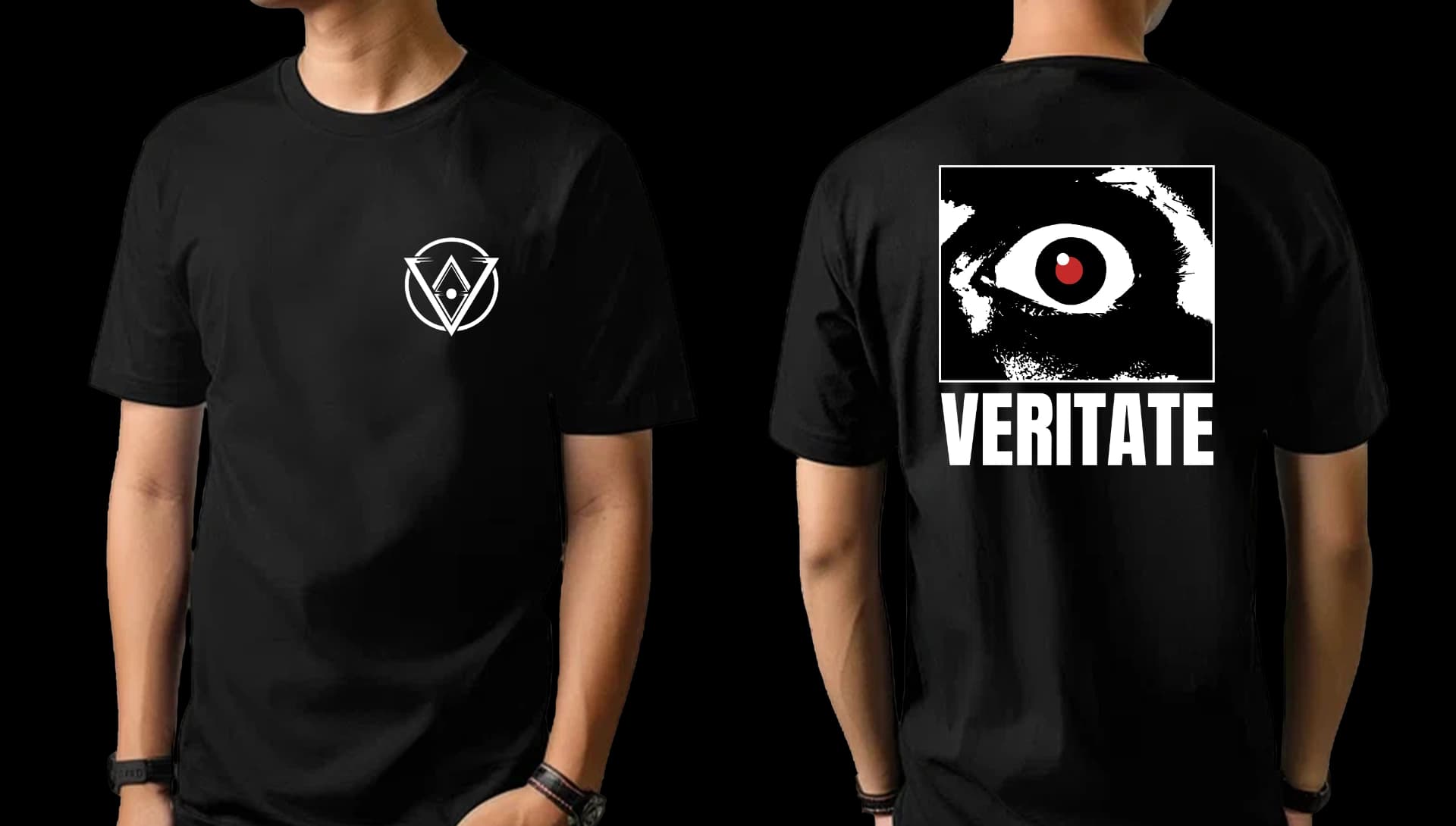 Veritate merch Eye T-Shirt Black