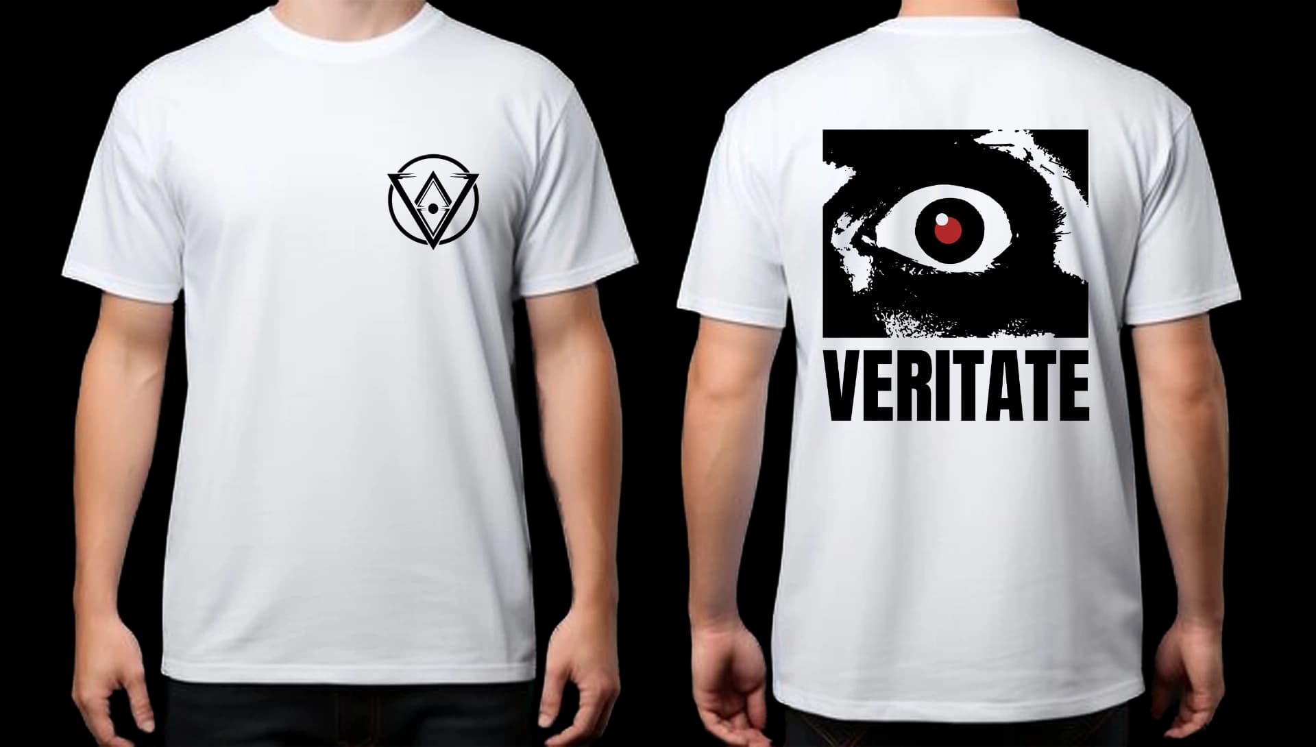 Veritate merch Eye T-Shirt White